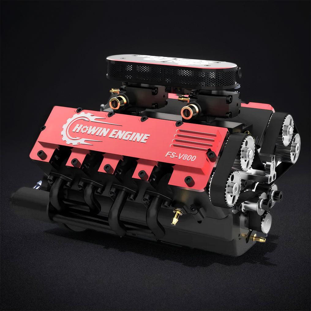 DIY V8 Engine Model That Run 28cc Gasoline/Nitro Engine KIT FS-V800 - DIY Engine Model by Extoril
