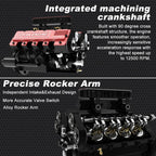 DIY V8 Engine Model That Run 28cc Gasoline/Nitro Engine KIT FS-V800 - DIY Engine Model by Extoril