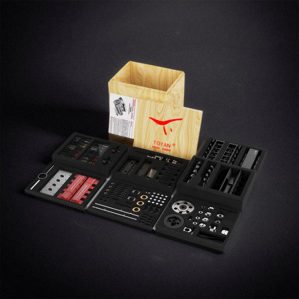 DIY V8 Engine Model That Run 28cc Gasoline/Nitro Engine KIT FS-V800 - DIY Engine Model by Extoril