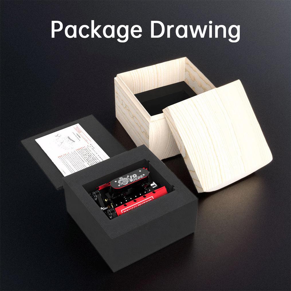 DIY V8 Engine Model That Run 28cc Gasoline/Nitro Engine KIT FS-V800 - DIY Engine Model by Extoril