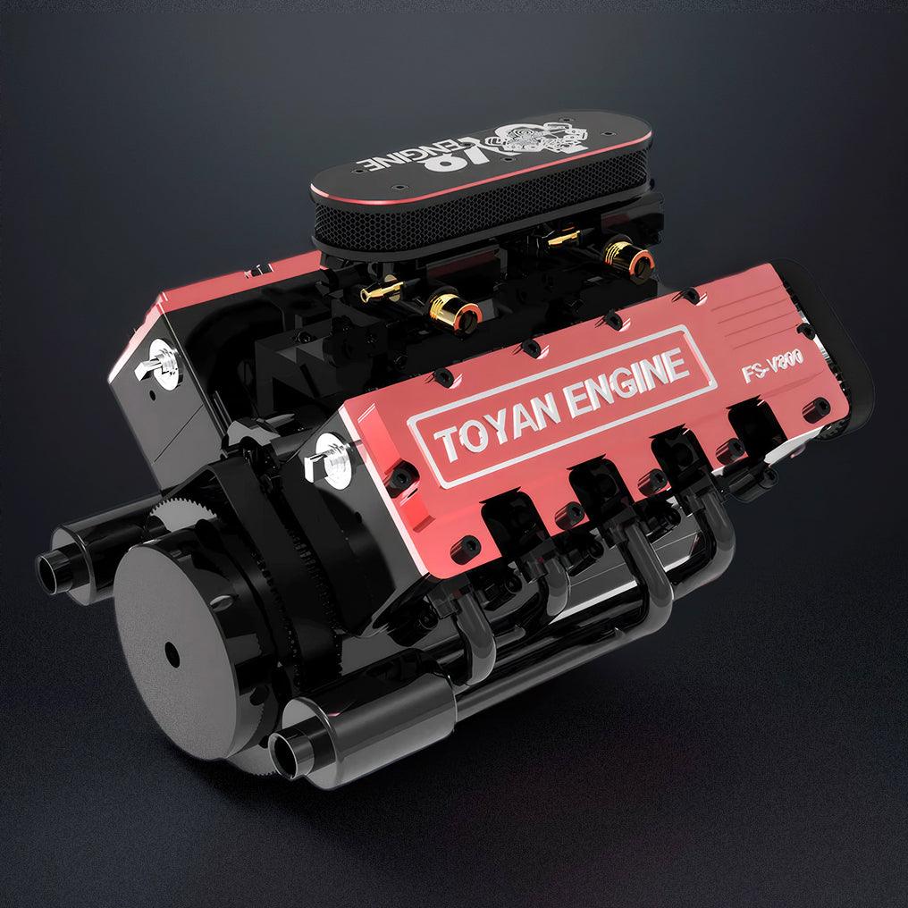 DIY V8 Engine Model That Run 28cc Gasoline/Nitro Engine KIT FS-V800 - DIY Engine Model by Extoril