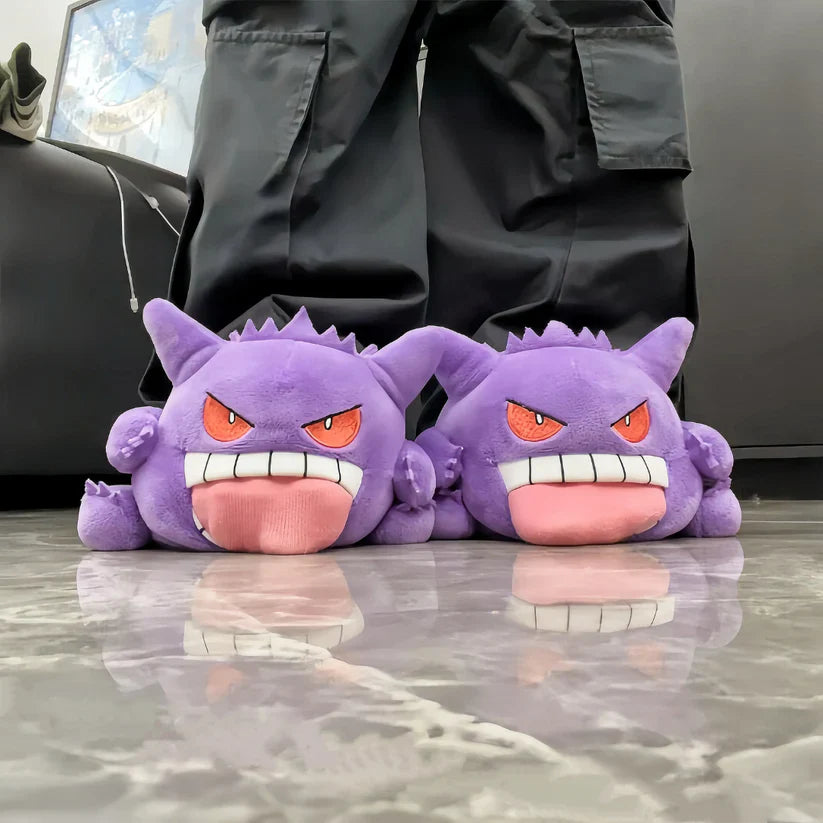 Pokemon Gengar Plush Slippers Tongue Out - Gadget by Extoril