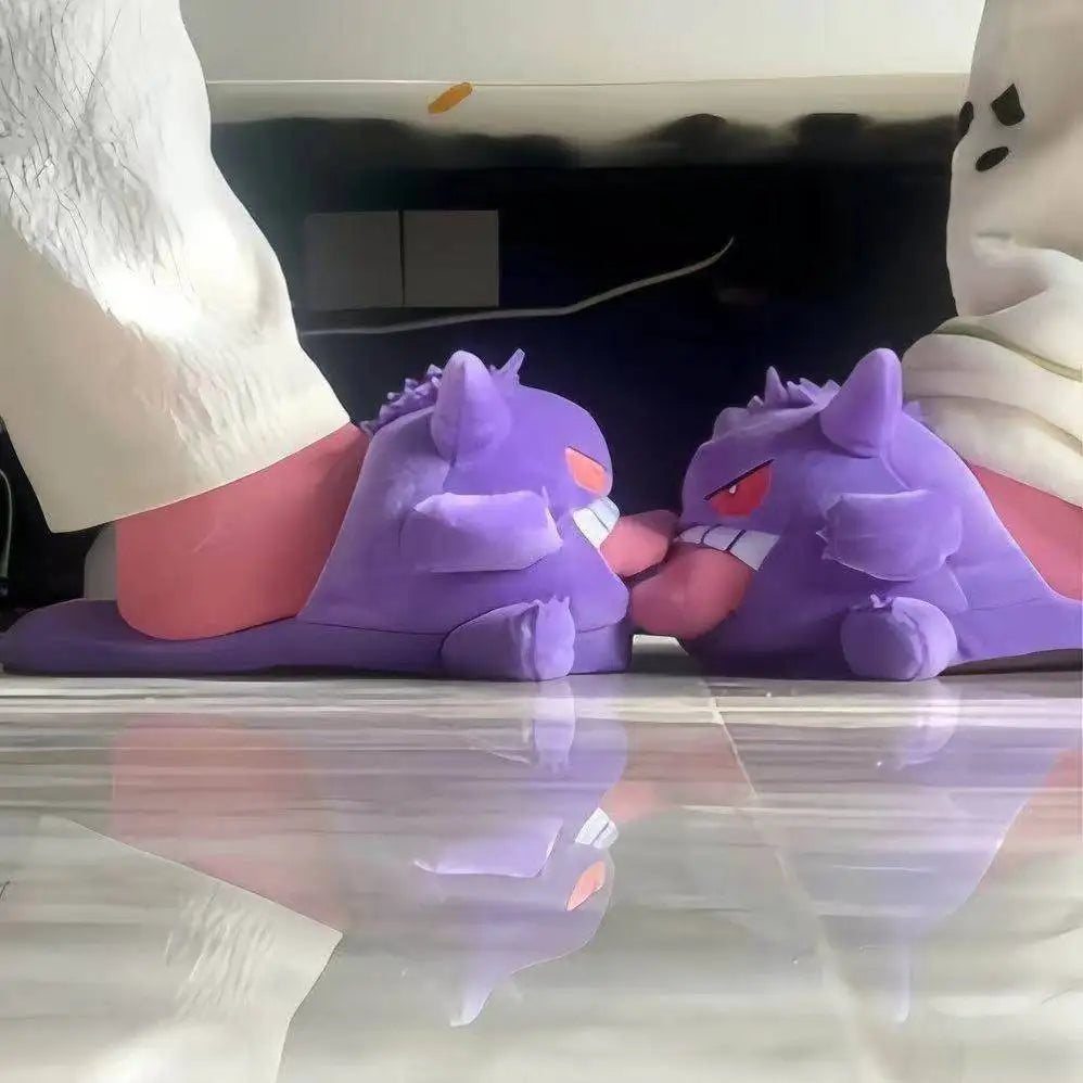 Pokemon Gengar Plush Slippers Tongue Out - Gadget by Extoril