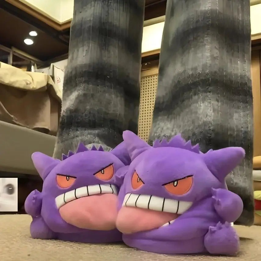 Pokemon Gengar Plush Slippers Tongue Out - Gadget by Extoril
