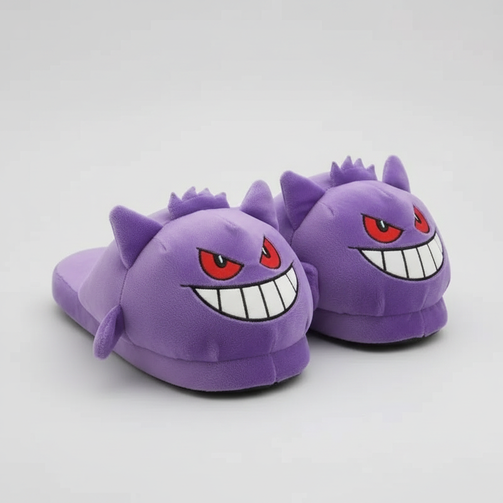 Pokemon Gengar Plush Slippers Tongue Out - Gadget by Extoril