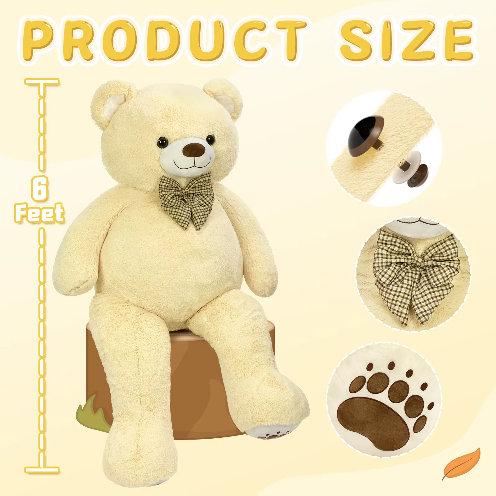 Giant Stuffed Teddy Bear - Figurine by Extoril