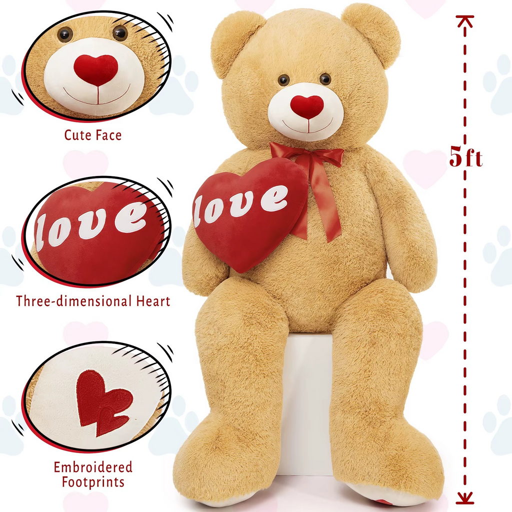 Giant Stuffed Teddy Bear - Figurine by Extoril