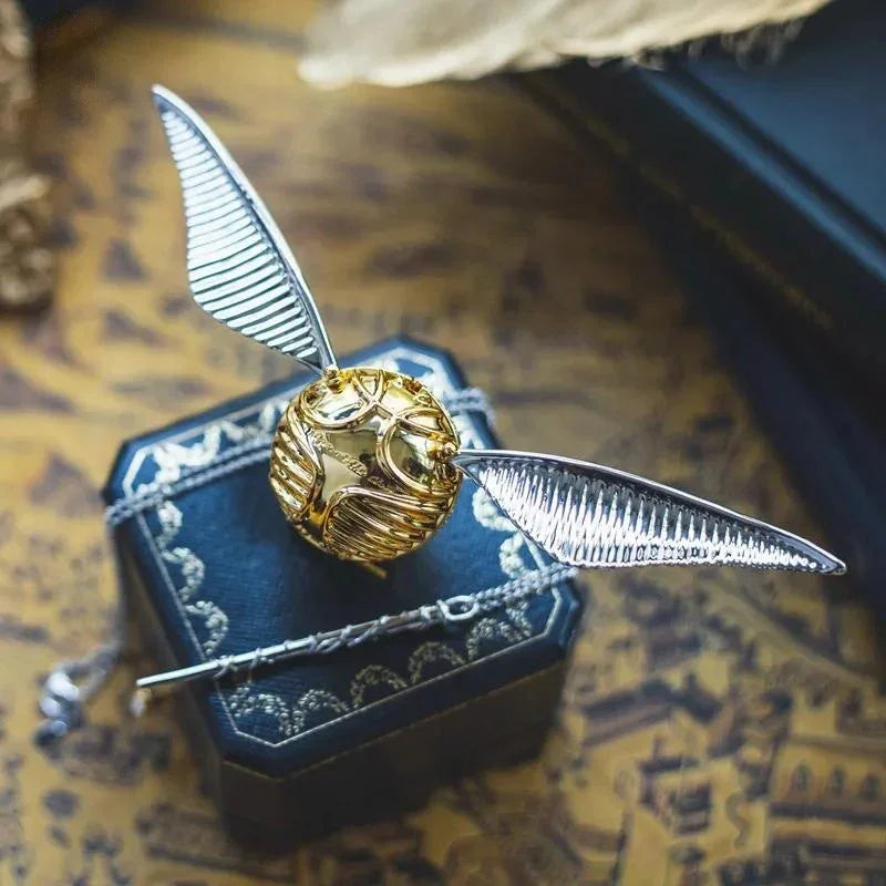 Magical Harry Potter Golden Snitch Ring Box - 3d metal puzzle by Extoril