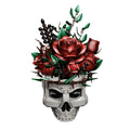 Gothic Skull Roses Bouquet Building Block Set - DIY Flower by Extoril