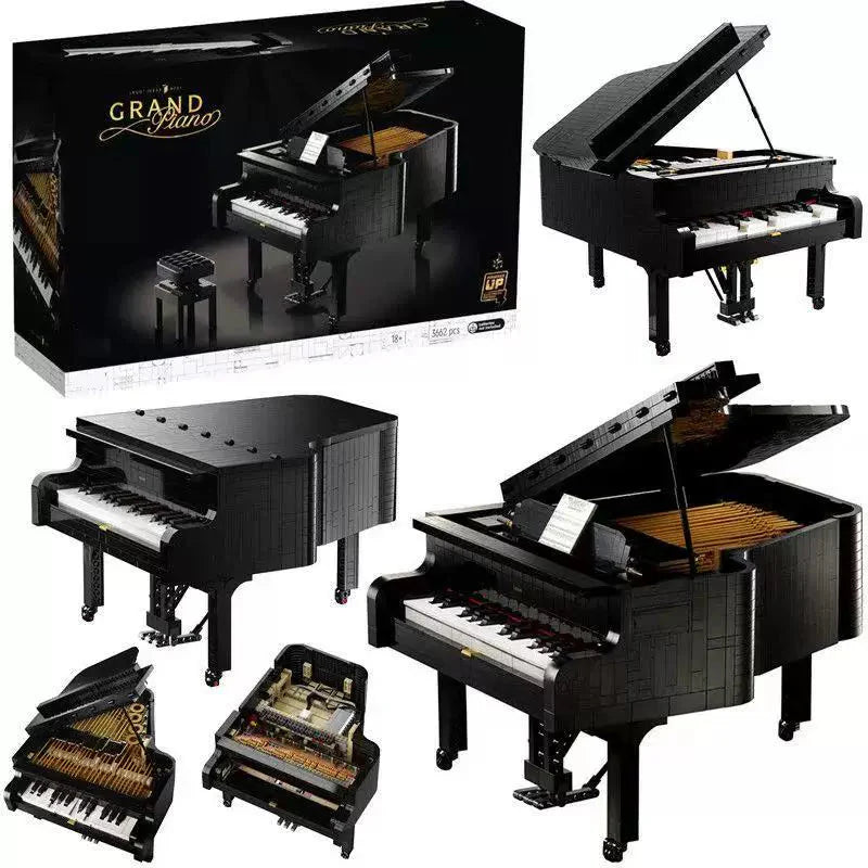 Grand Piano Building Blocks Model (3662 Pcs) - Mechanical kit by Extoril