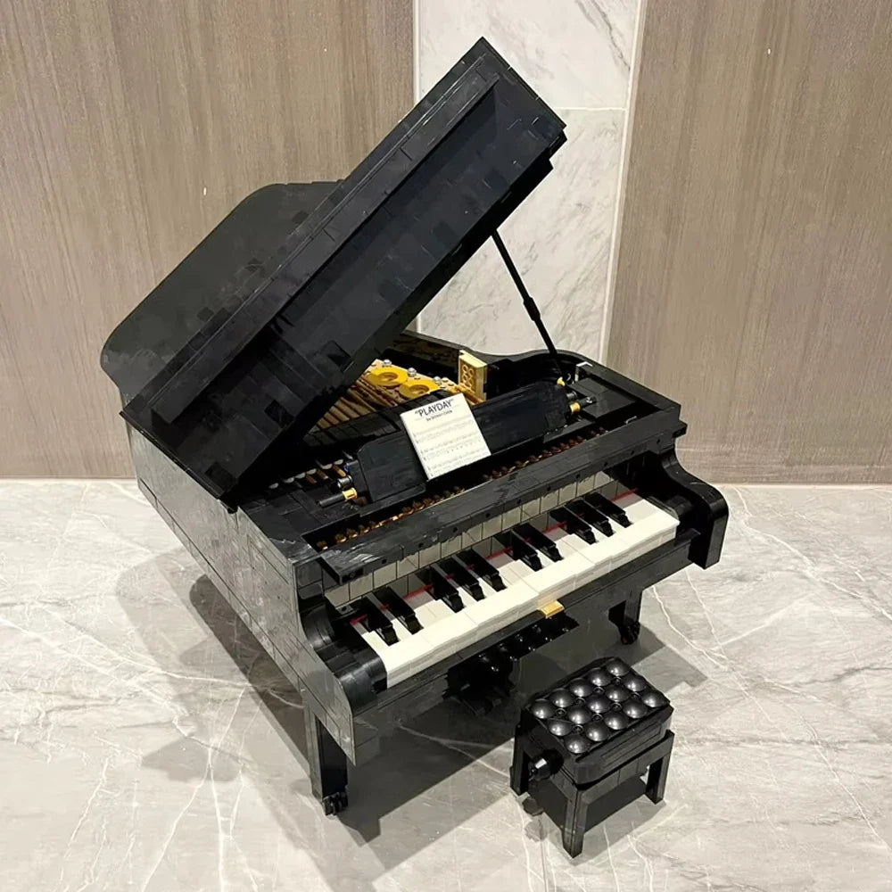 Grand Piano Building Blocks Model (3662 Pcs) - Mechanical kit by Extoril