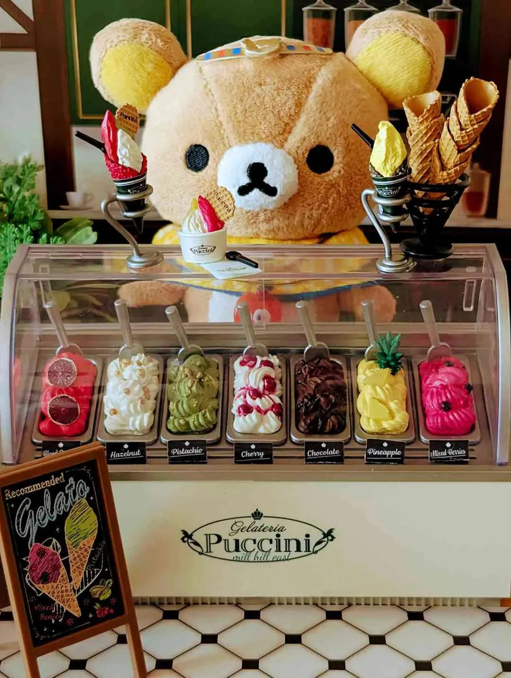 Ice Cream Shop Miniature Dollhouse Set 1:12 - DIY Miniature by Extoril