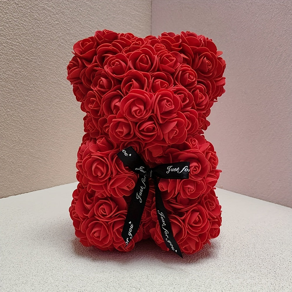 Immortal Rose Bear Artificial Flower Gift - DIY Flower by Extoril