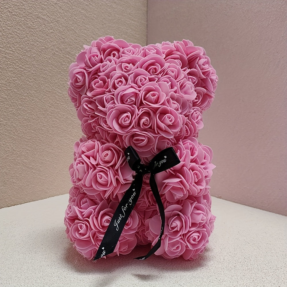 Immortal Rose Bear Artificial Flower Gift - DIY Flower by Extoril