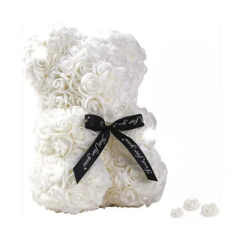 Immortal Rose Bear Artificial Flower Gift - DIY Flower by Extoril