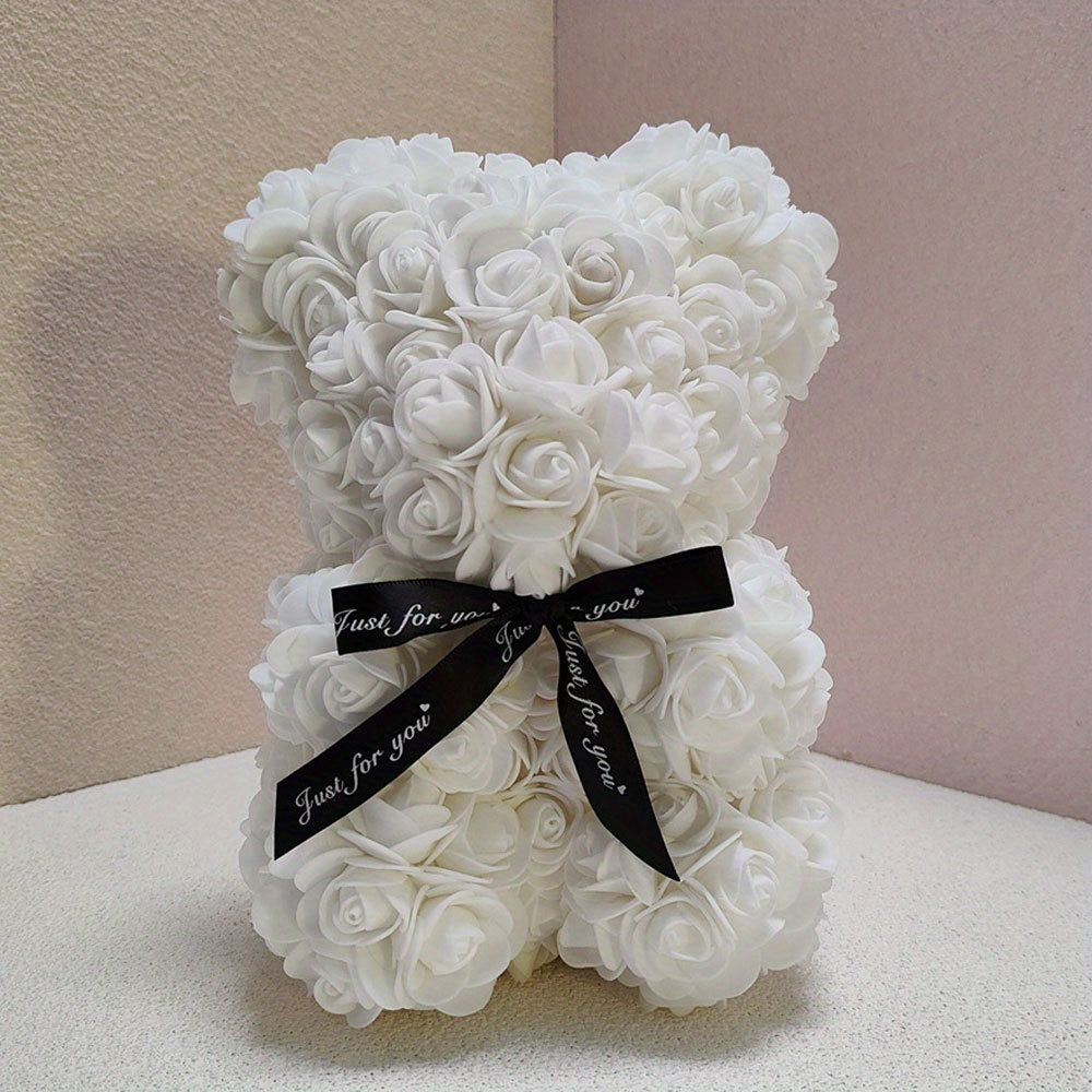 Immortal Rose Bear Artificial Flower Gift - DIY Flower by Extoril