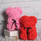 Immortal Rose Bear Artificial Flower Gift - DIY Flower by Extoril