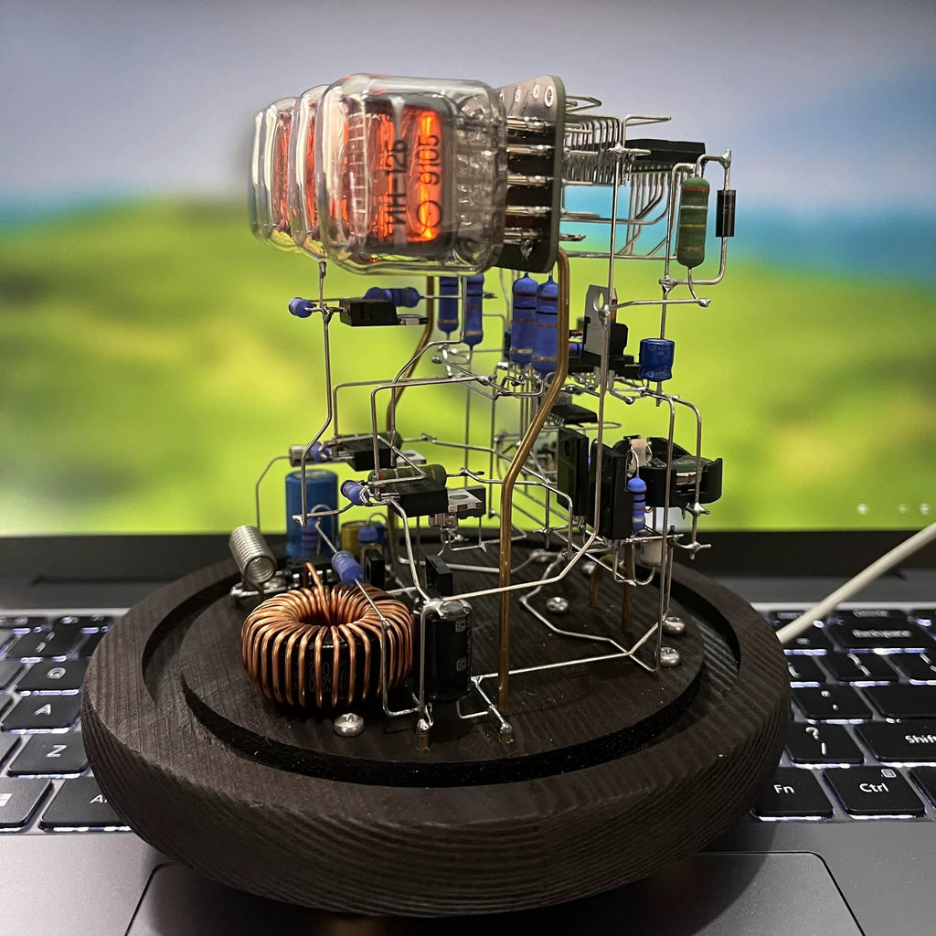 DIY CyberGlow IN12 Nixie Tube Clock - home decor by Extoril