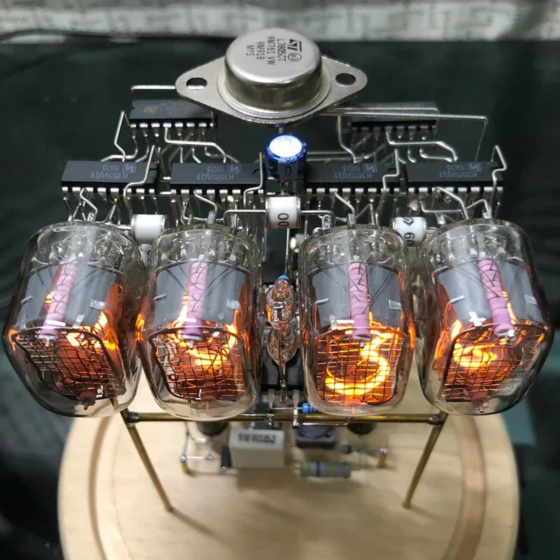 DIY CyberGlow IN12 Nixie Tube Clock - home decor by Extoril