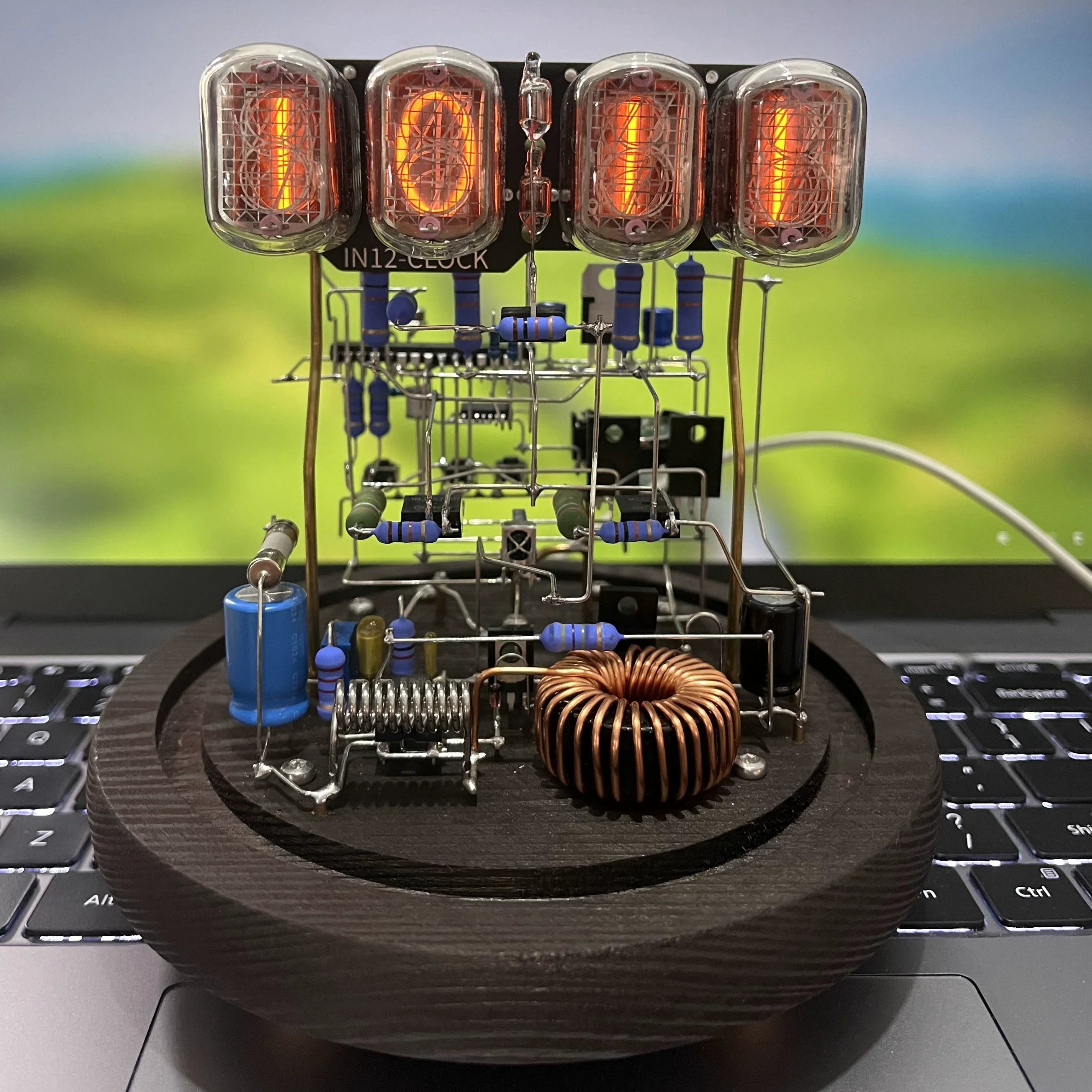 DIY CyberGlow IN12 Nixie Tube Clock - home decor by Extoril