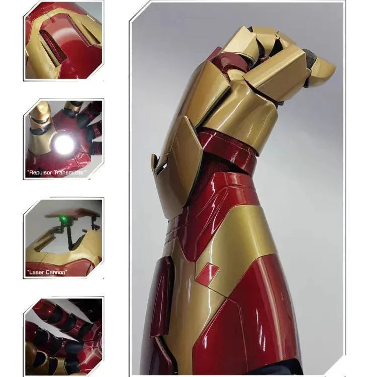 Iron Man Mark 42 Wearable Gauntlet & Arm LED - Action Figure by Extoril