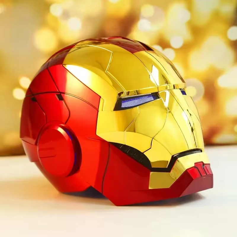 Iron Man MK5 Jarvis Helmet - Voice Activated Mask - Action Figure by Extoril