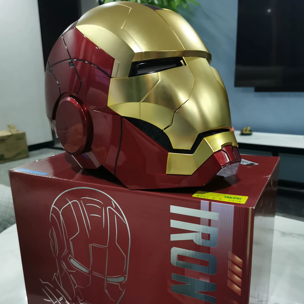Iron Man MK5 Jarvis Helmet - Voice Activated Mask - Action Figure by Extoril
