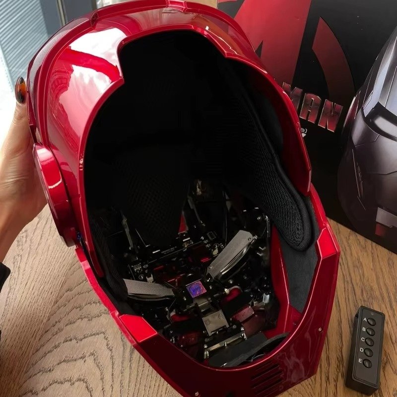 Iron Man MK5 Jarvis Helmet - Voice Activated Mask - Action Figure by Extoril