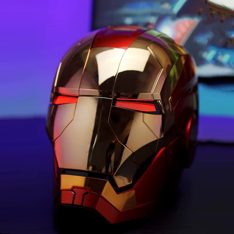 Iron Man MK5 Jarvis Helmet - Voice Activated Mask - Action Figure by Extoril