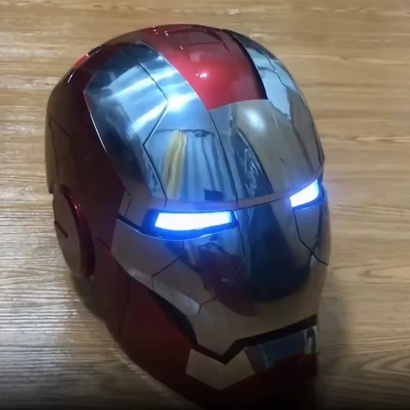 Iron Man MK5 Jarvis Helmet - Voice Activated Mask - Action Figure by Extoril