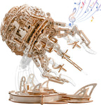 Enchanted Aurora Jellyfish Music Box 3D Wooden Puzzle - 3D Wooden Puzzle by Extoril