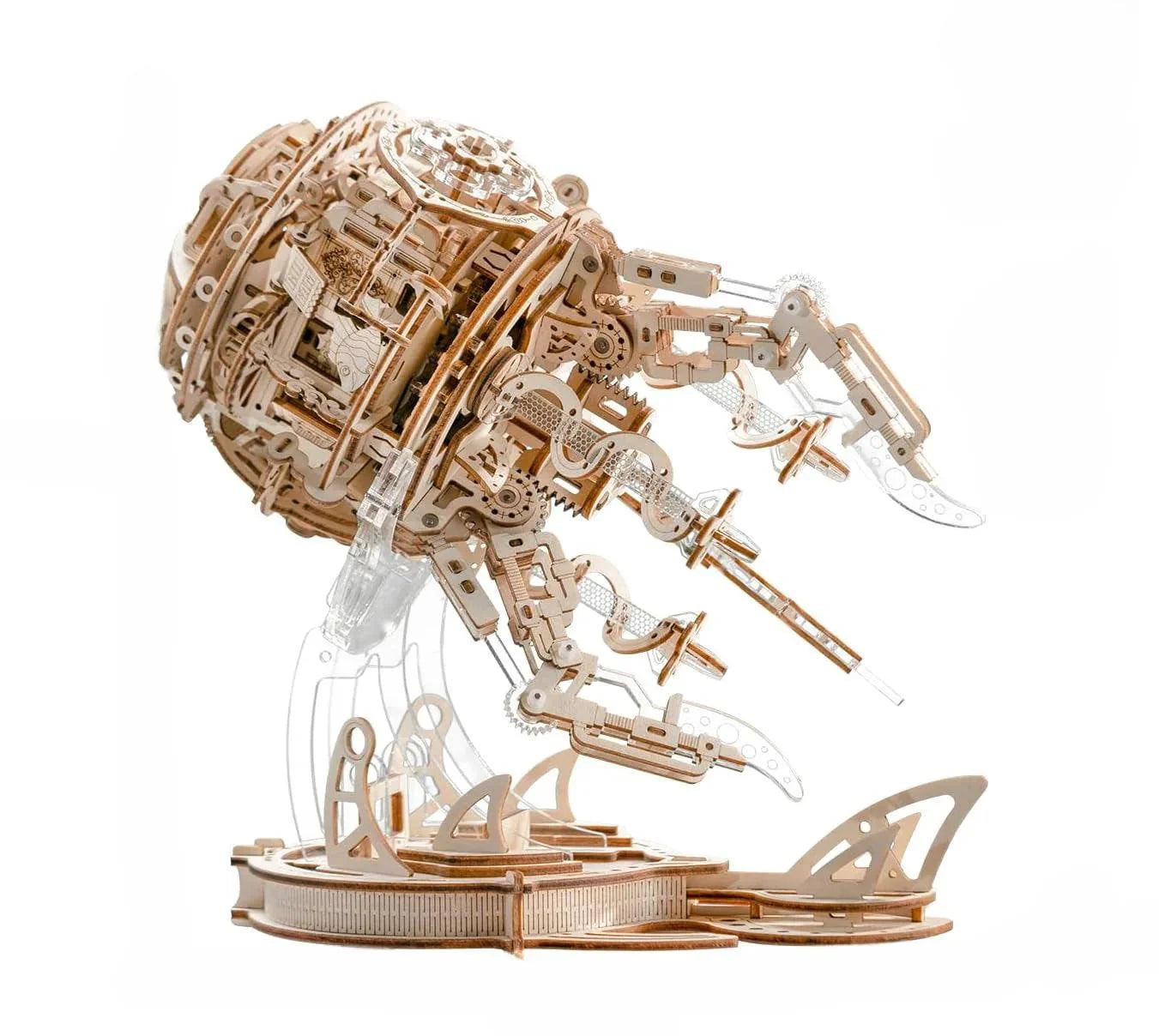 Enchanted Aurora Jellyfish Music Box 3D Wooden Puzzle - 3D Wooden Puzzle by Extoril