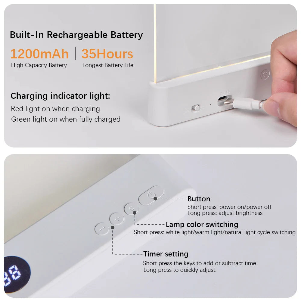 LED Book & Night Light 2-in-1 - home decor by Extoril