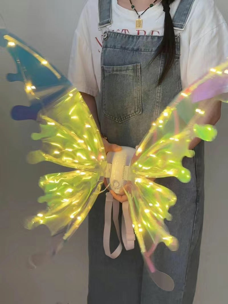 LED Butterfly Wings Light Up Fairy Costume - Gadget by Extoril