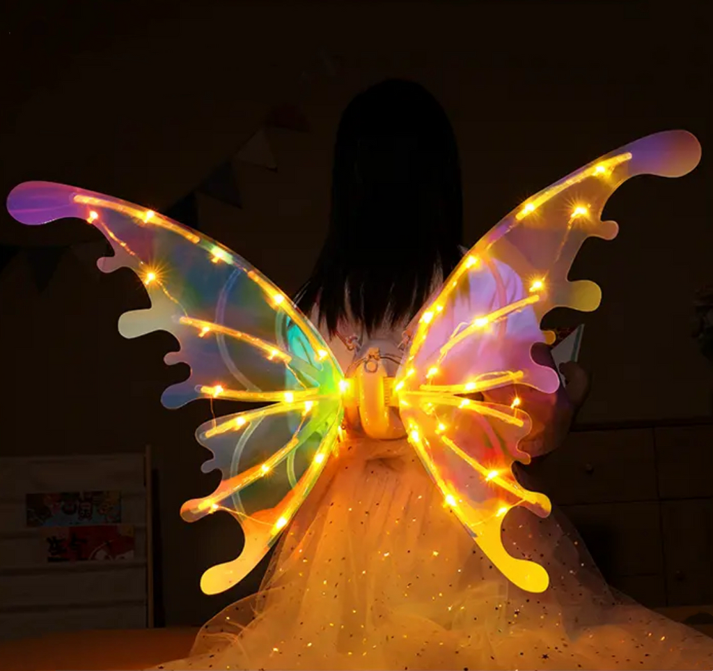 LED Butterfly Wings Light Up Fairy Costume - Gadget by Extoril