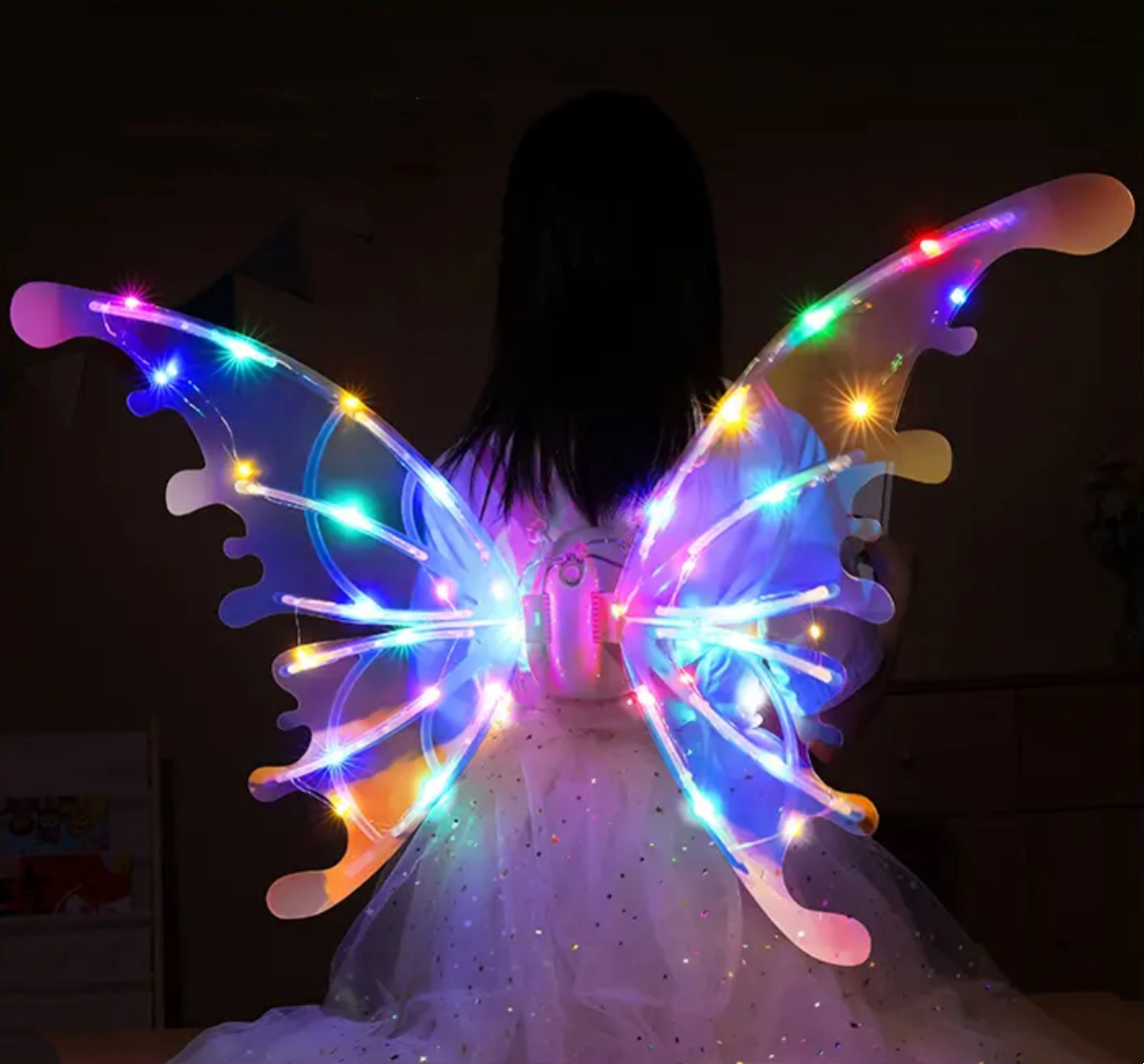 LED Butterfly Wings Light Up Fairy Costume - Gadget by Extoril
