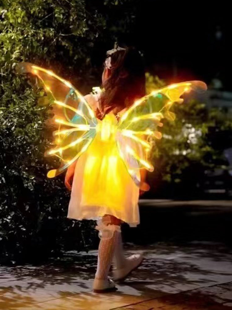 LED Butterfly Wings Light Up Fairy Costume - Gadget by Extoril