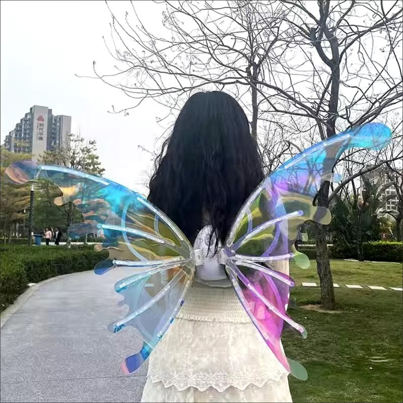 LED Butterfly Wings Light Up Fairy Costume - Gadget by Extoril