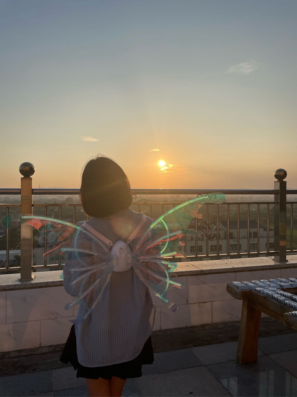 LED Butterfly Wings Light Up Fairy Costume - Gadget by Extoril