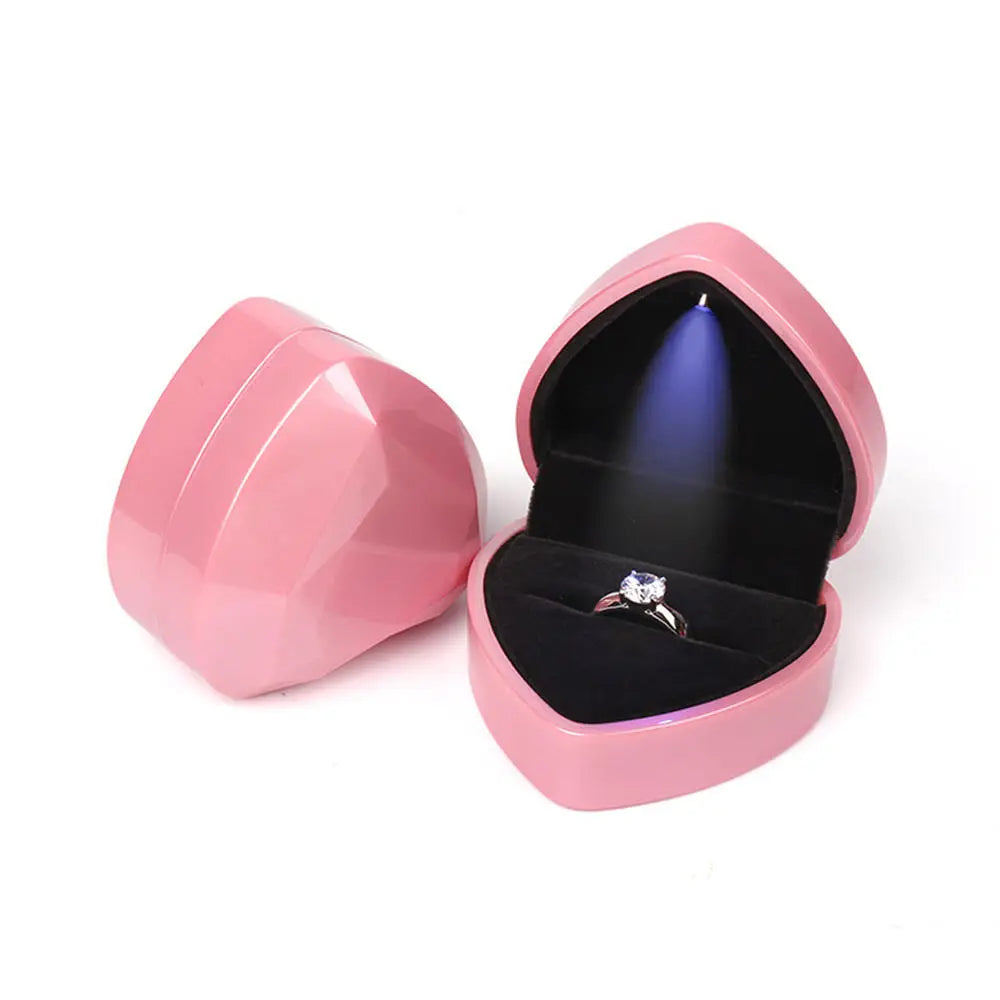 LED Engagement Ring Box with Light - Gadget by Extoril