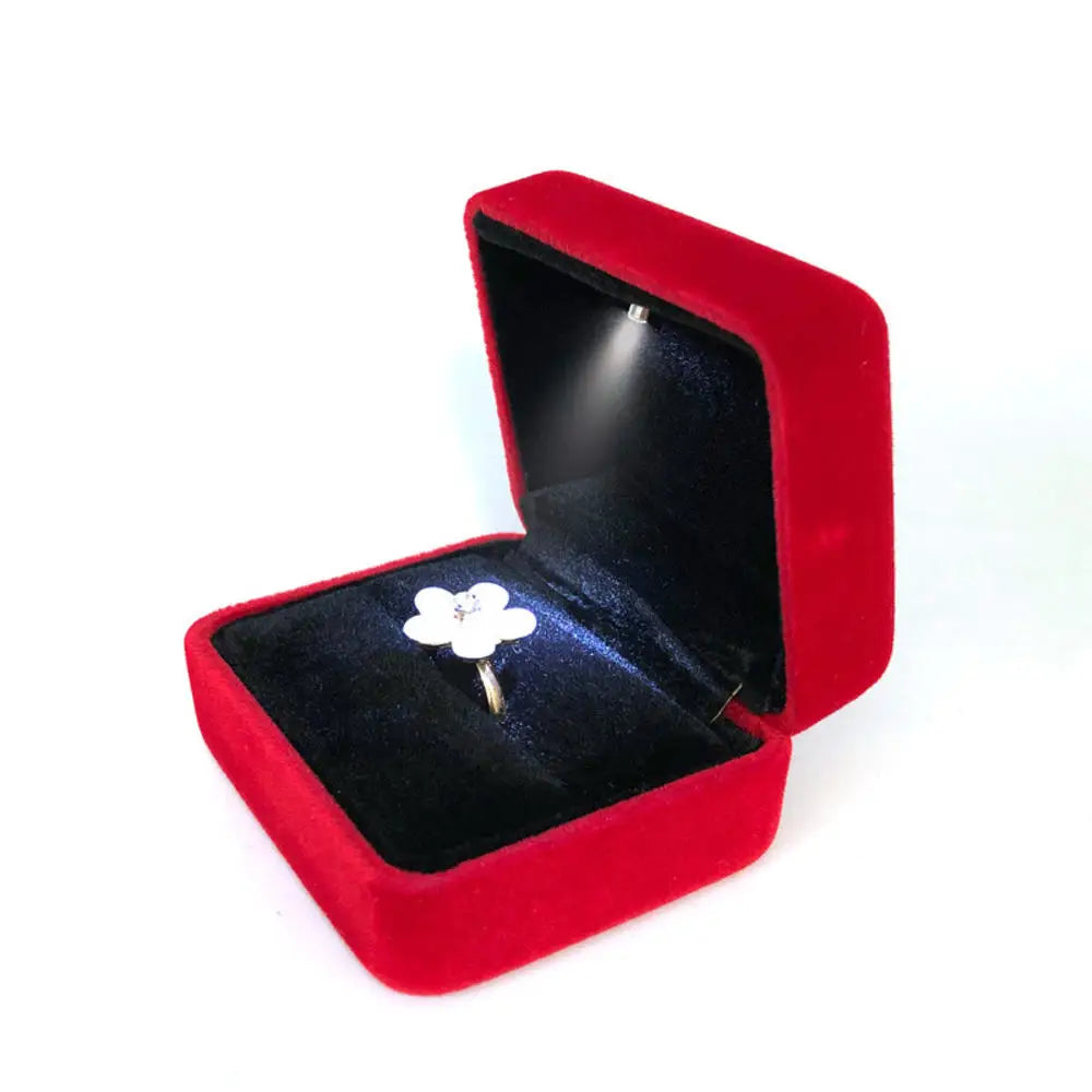 LED Engagement Ring Box with Light - Gadget by Extoril