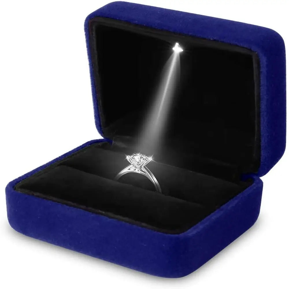 LED Engagement Ring Box with Light - Gadget by Extoril