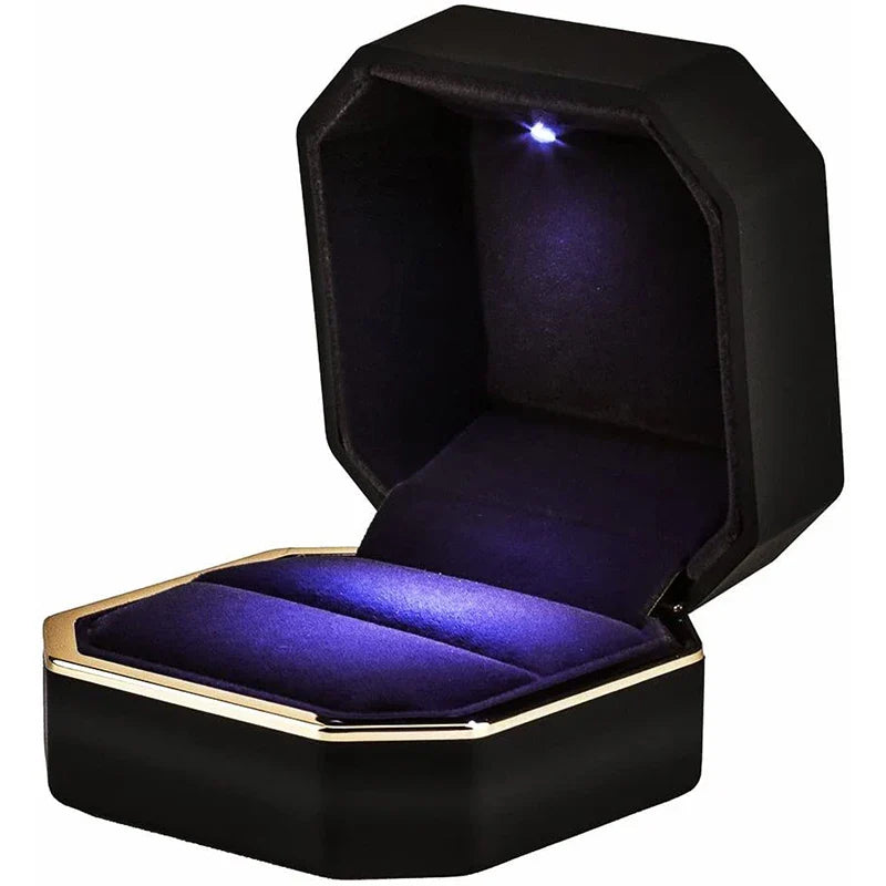 LED Engagement Ring Box with Light - Gadget by Extoril