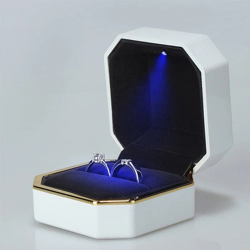LED Engagement Ring Box with Light - Gadget by Extoril