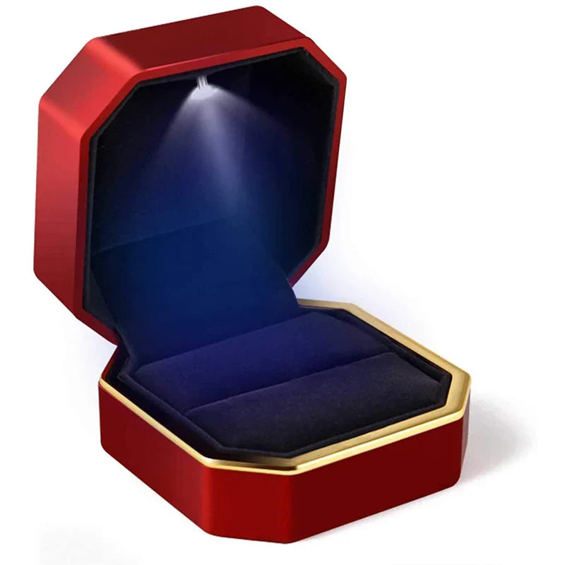 LED Engagement Ring Box with Light - Gadget by Extoril