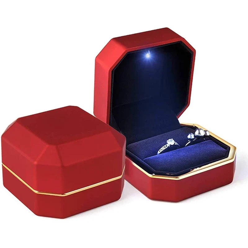 LED Engagement Ring Box with Light - Gadget by Extoril