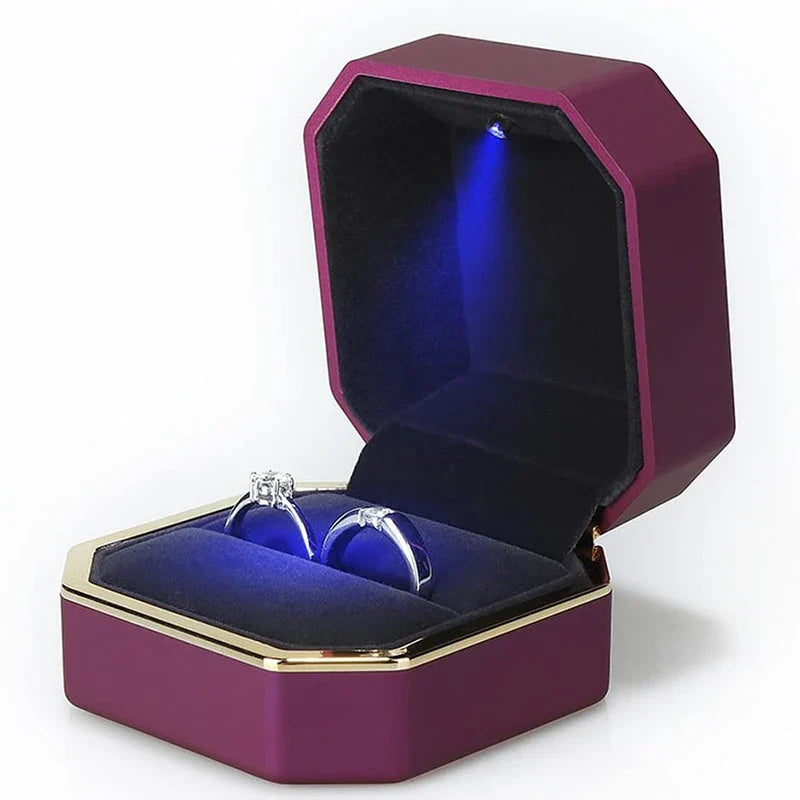 LED Engagement Ring Box with Light - Gadget by Extoril