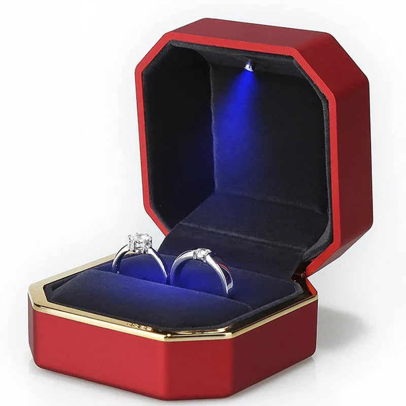 LED Engagement Ring Box with Light - Gadget by Extoril