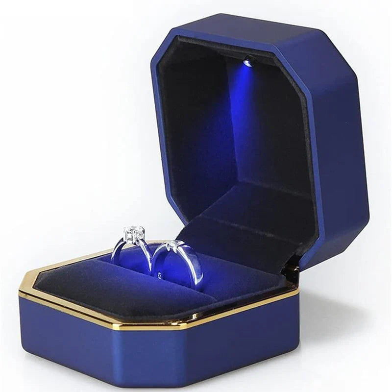 LED Engagement Ring Box with Light - Gadget by Extoril