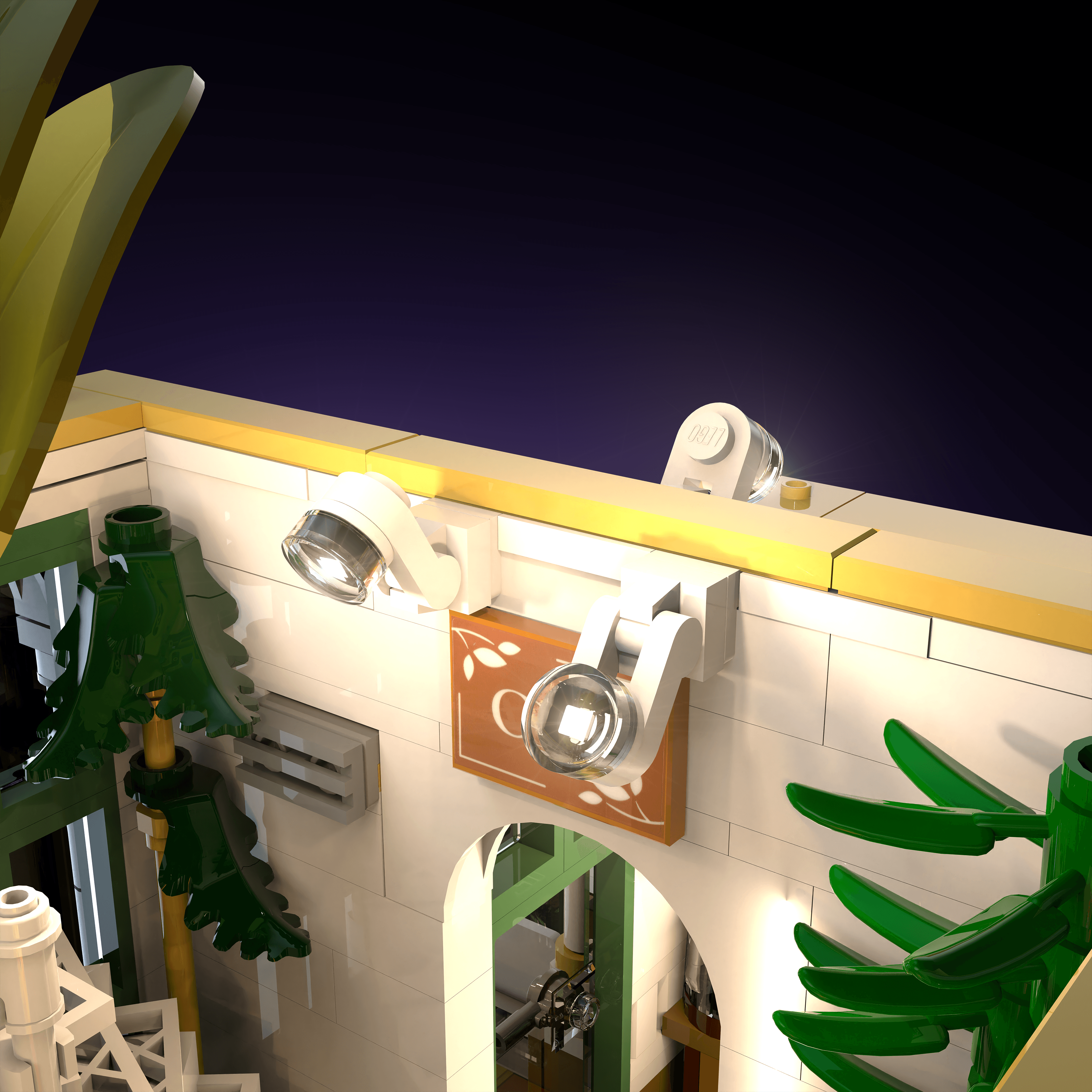 Light Kit for LEGO® The Botanical Garden - 2.0 Light Kit by Extoril